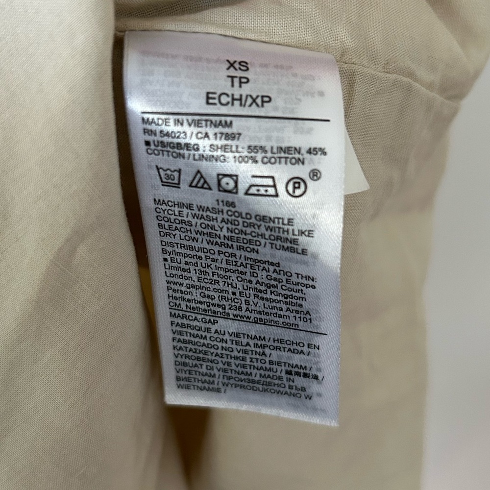 GAP Linen-Blend Midi Slip Skirt - Picture 7 of 8